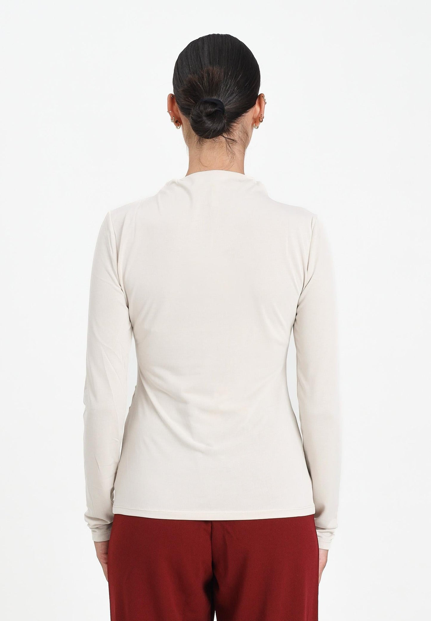 Top White Basic Longsleeve