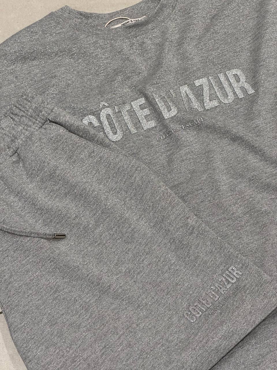 Côte D'Azur Shimmer Tee & Shorts Set