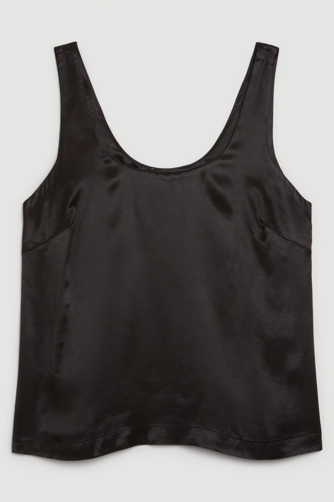 Satin Top - Black Color