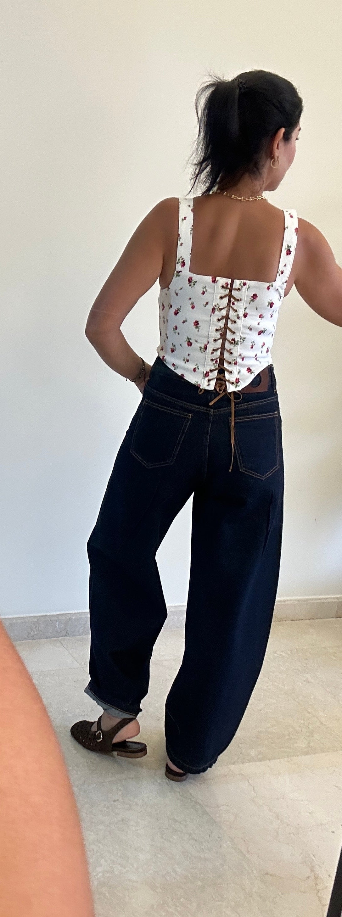 Charlotte Floral Corset Top