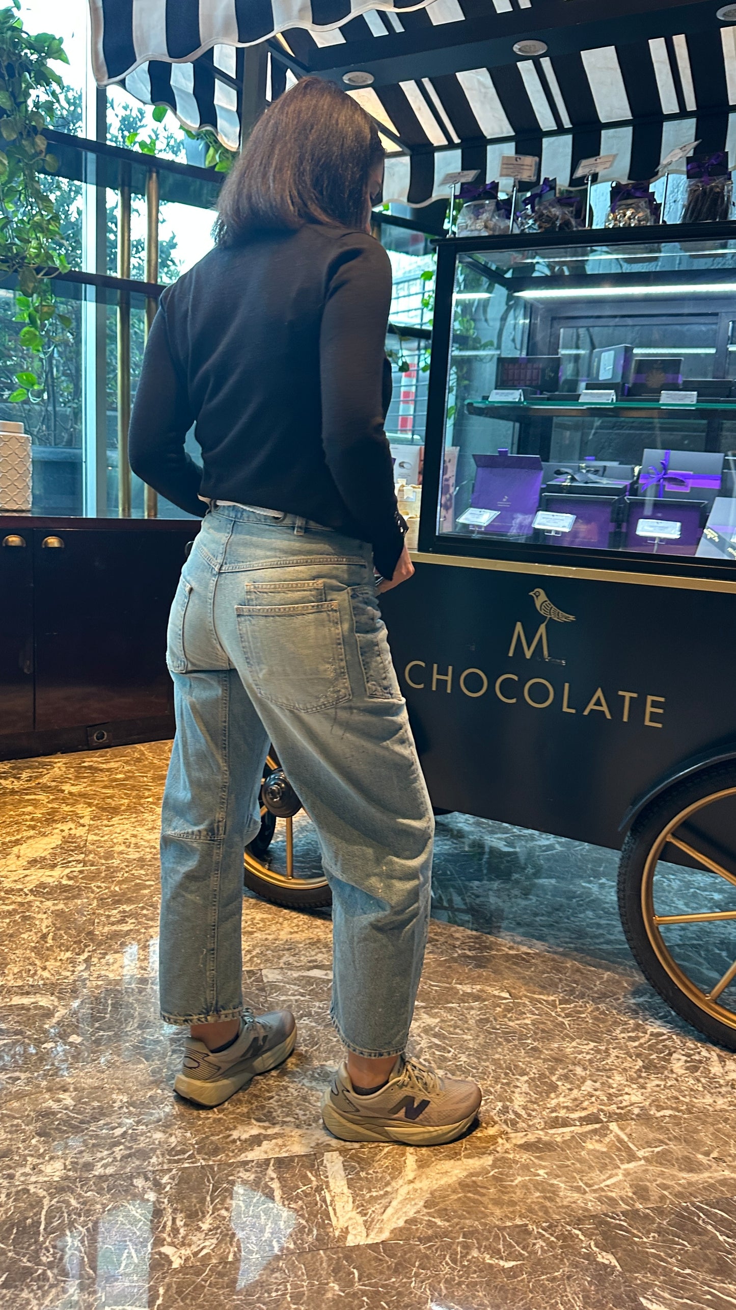 Moxie Pull-On Barrel jeans , Timeless Blue