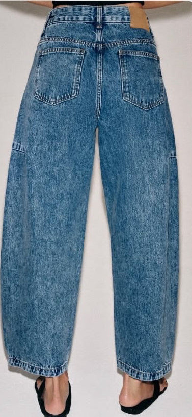 The Retro Acid Barrel Jeans