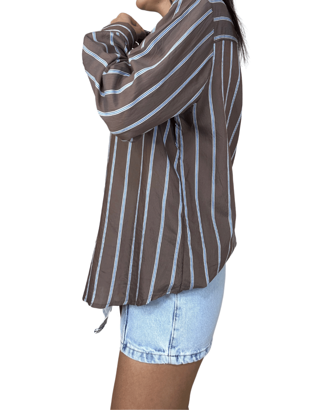 Oversized Striped Shirt