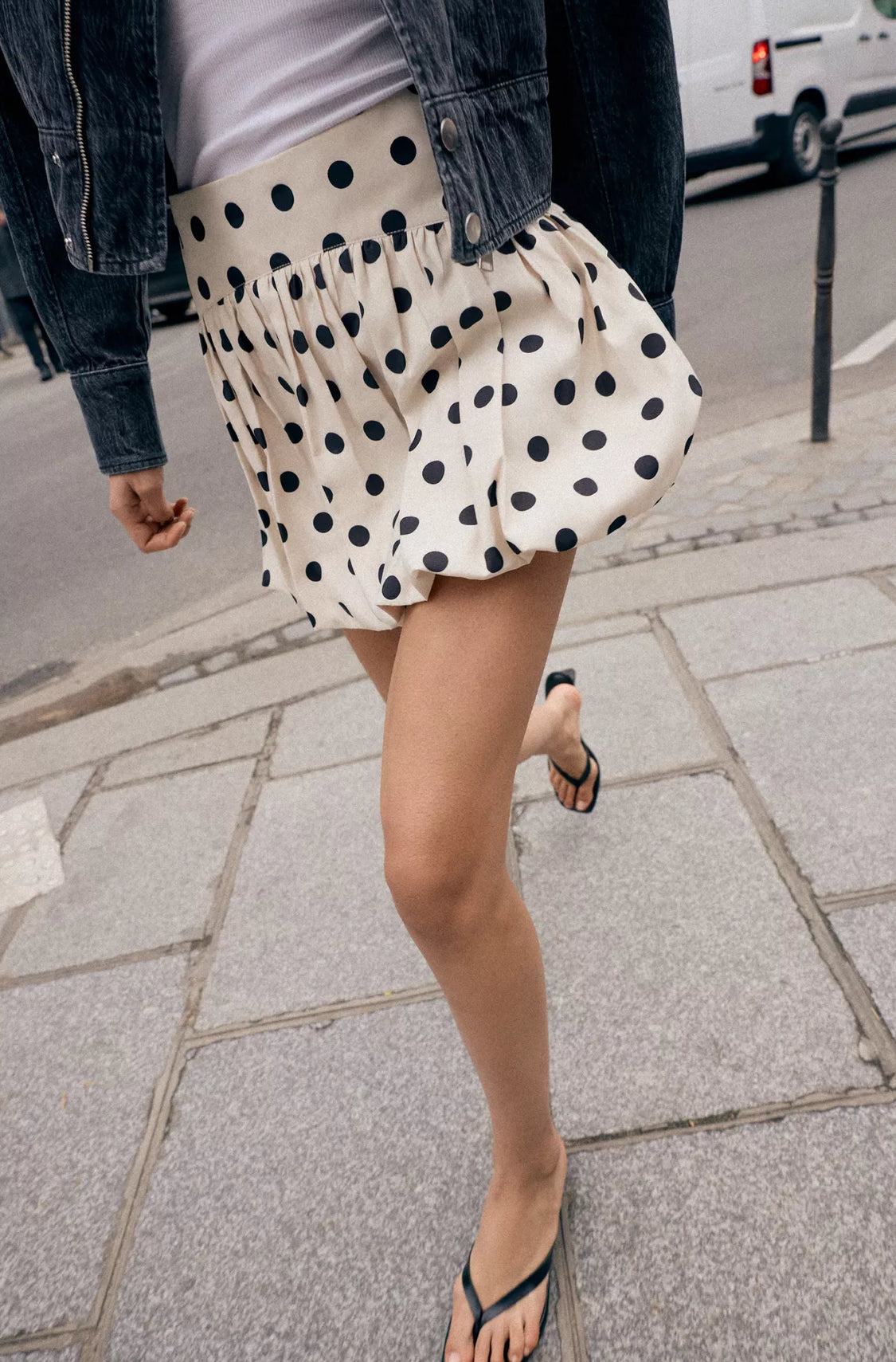 The Polka Dot Bubble Skort