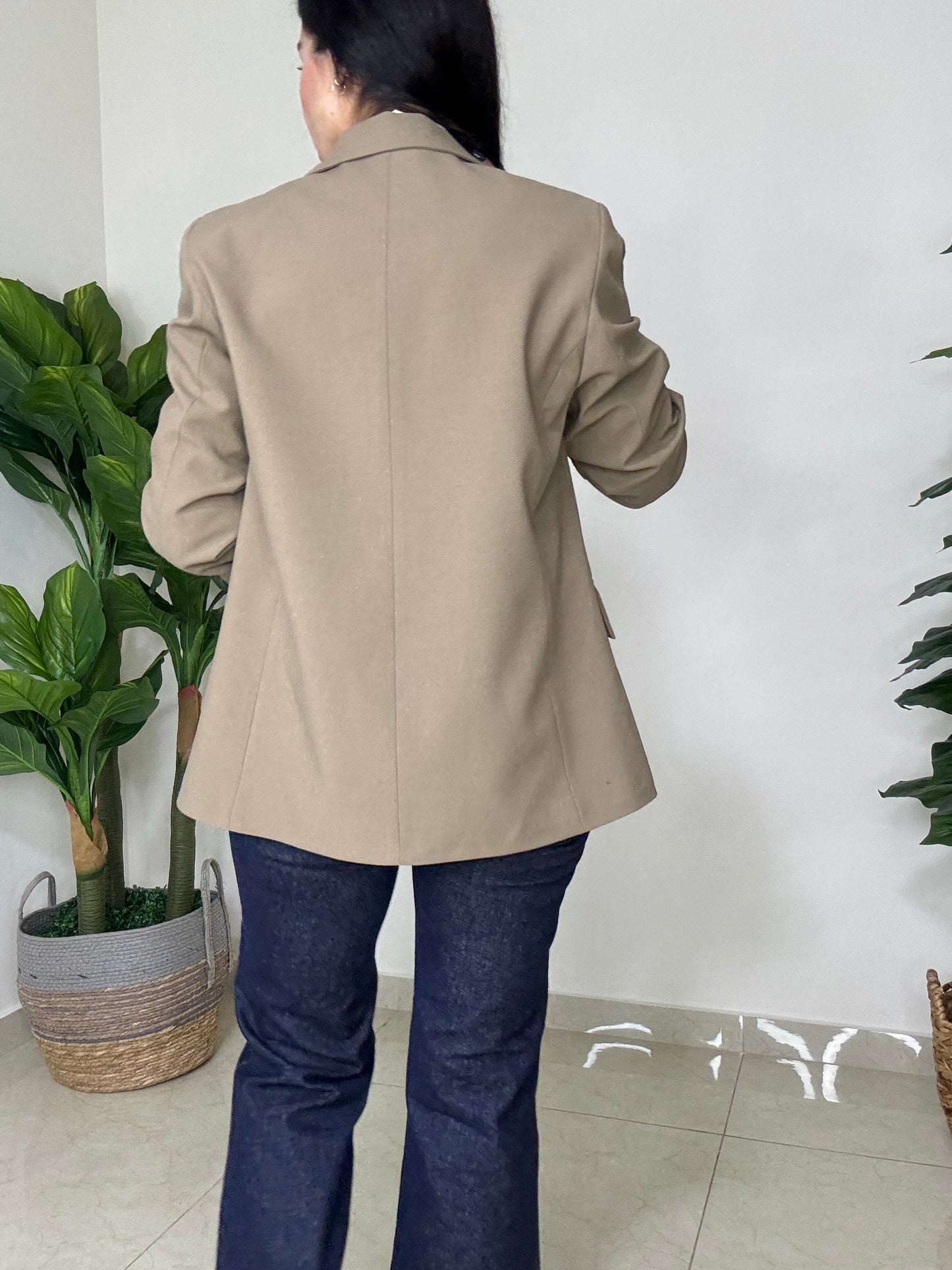 Boyfriend Blazer cut - Oversized - Khaki Color