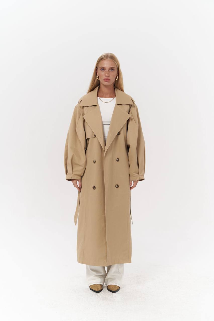 Timeless Trench Coat – Beige