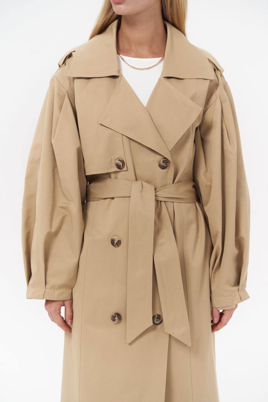 Timeless Trench Coat – Beige