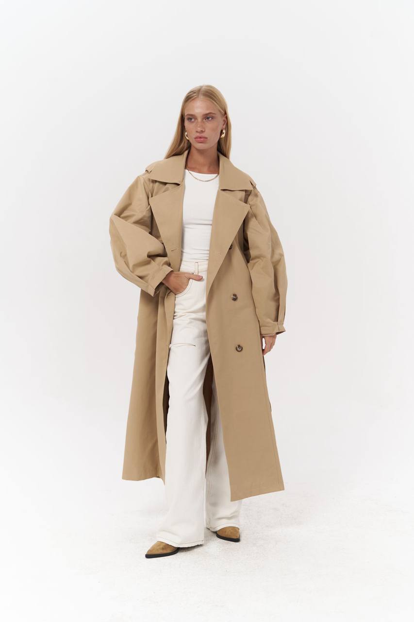 Timeless Trench Coat – Beige