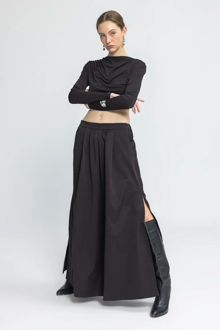 Black Long Skirt