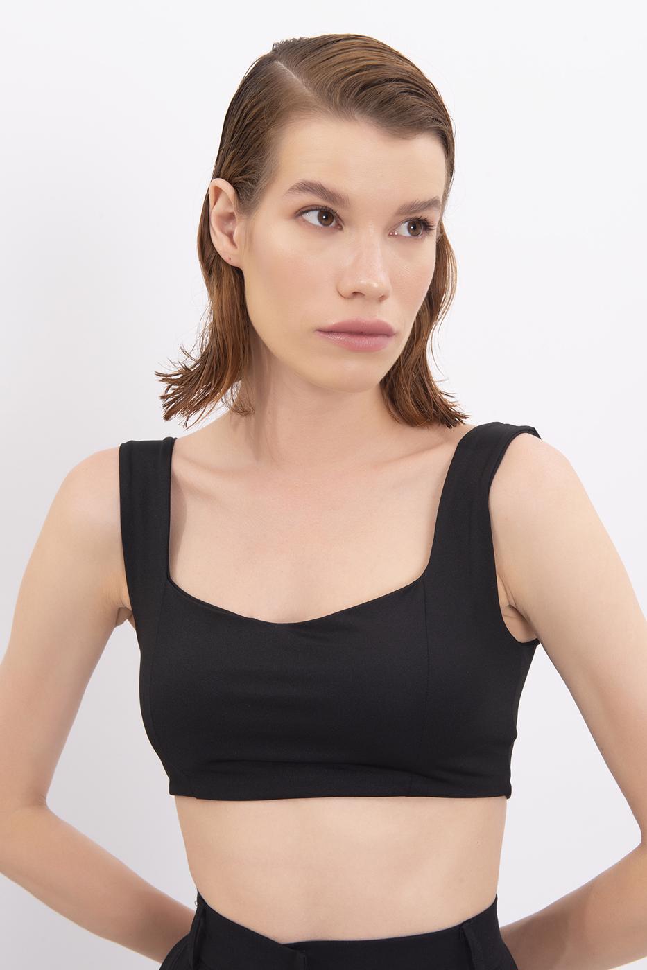 Structured Crop Top