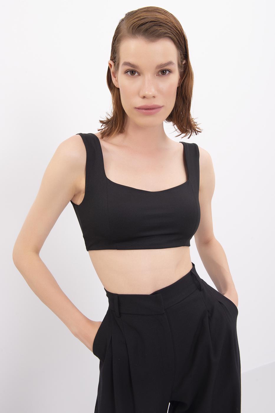Structured Crop Top