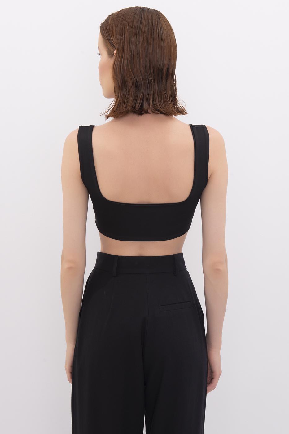 Structured Crop Top