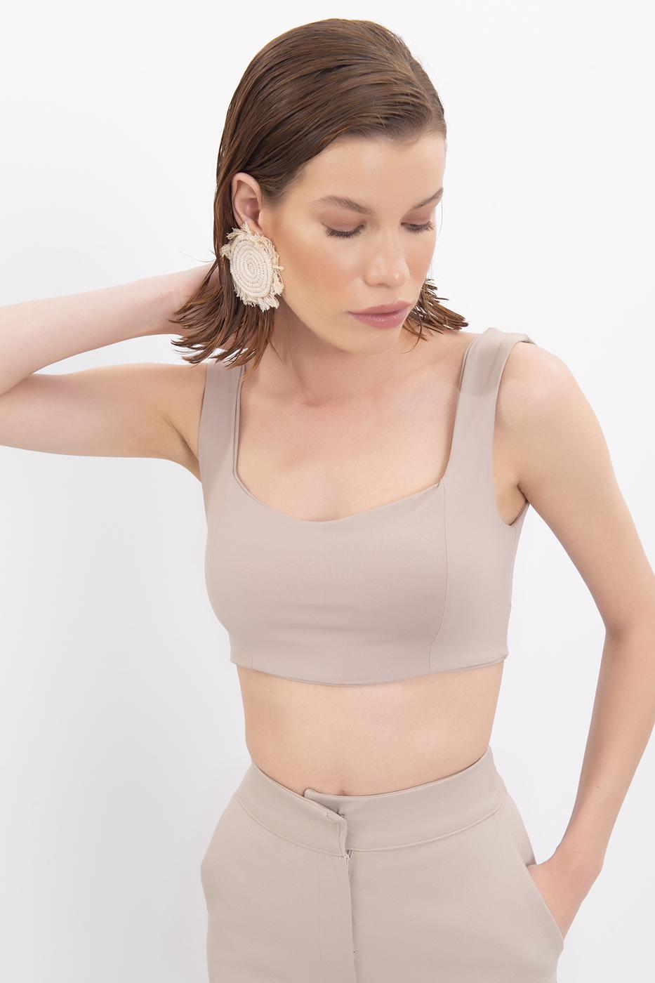 Structured Crop Top