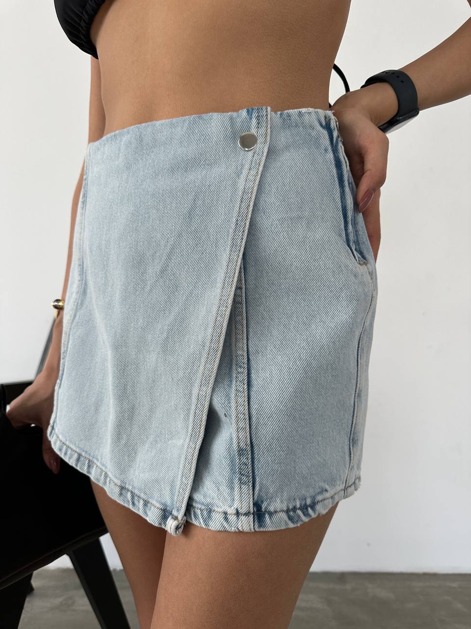 Denim Skort