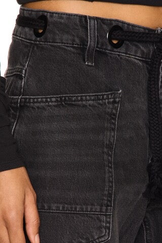 Black Barrel Jeans