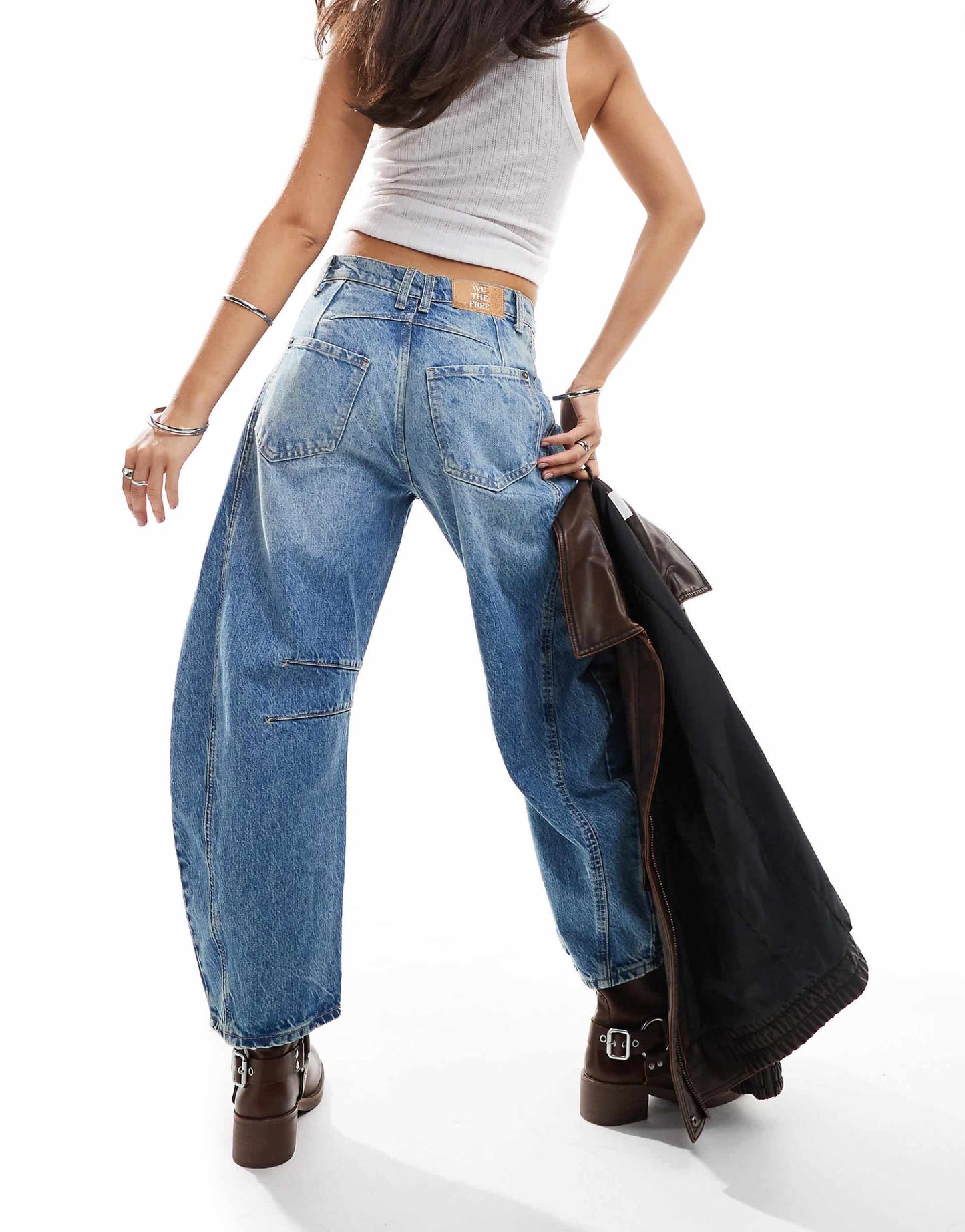 Barrel Jeans – Blue Wash
