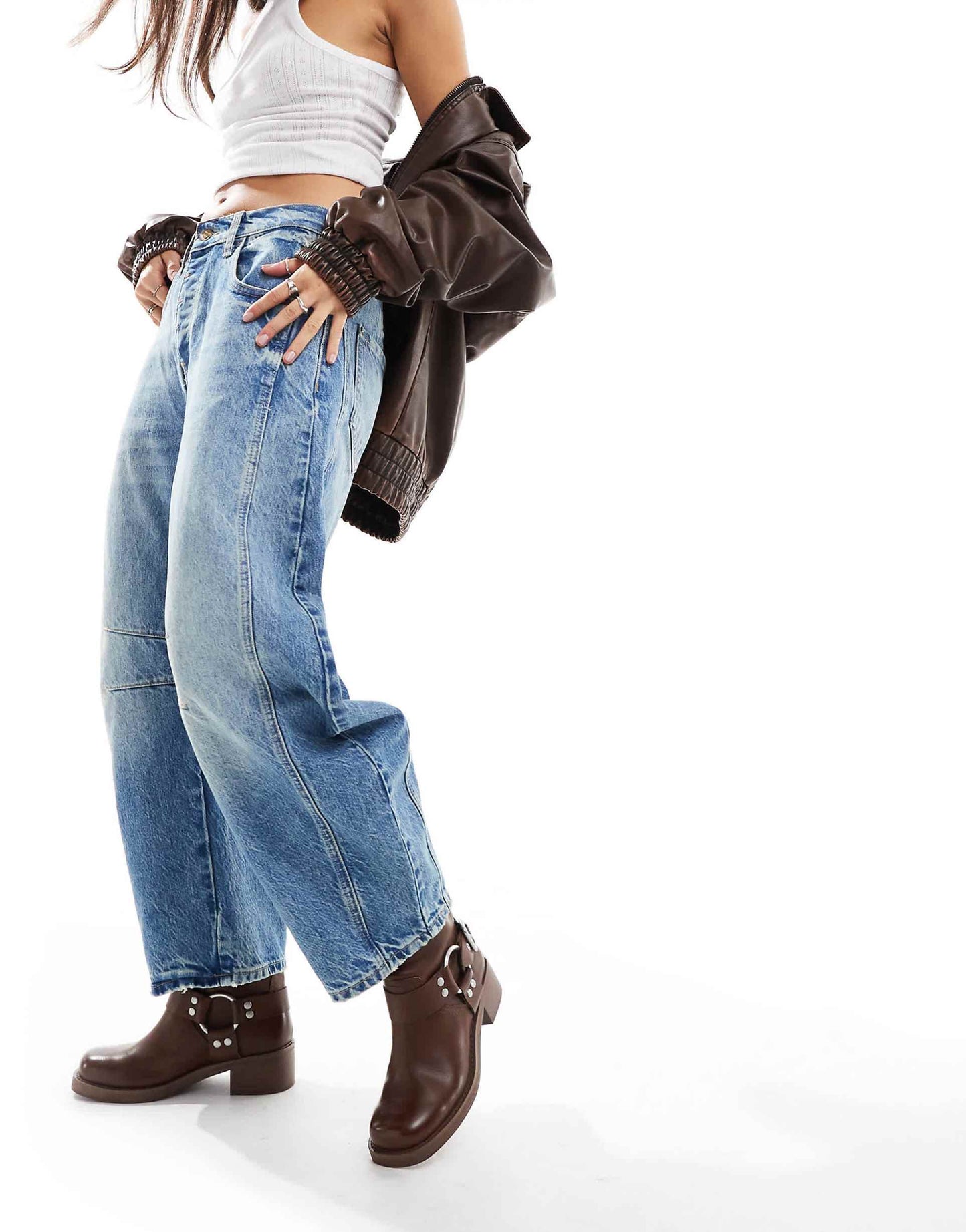 Barrel Jeans – Blue Wash