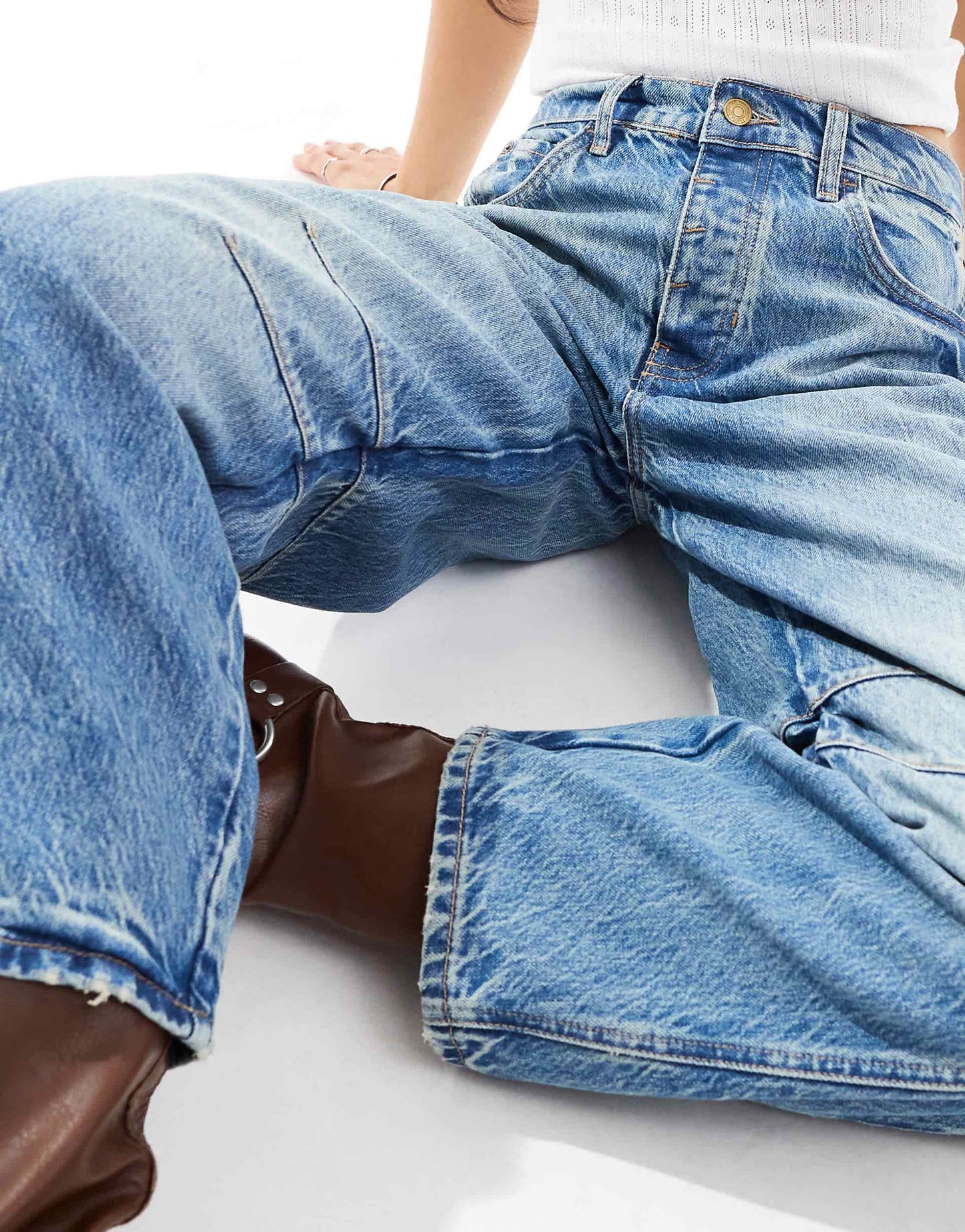Barrel Jeans – Blue Wash