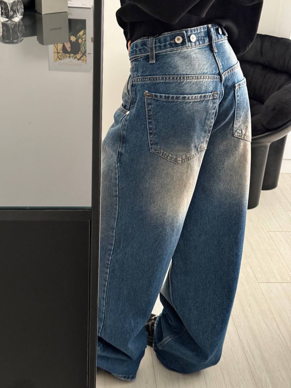 Baggy Blue Denim Jeans
