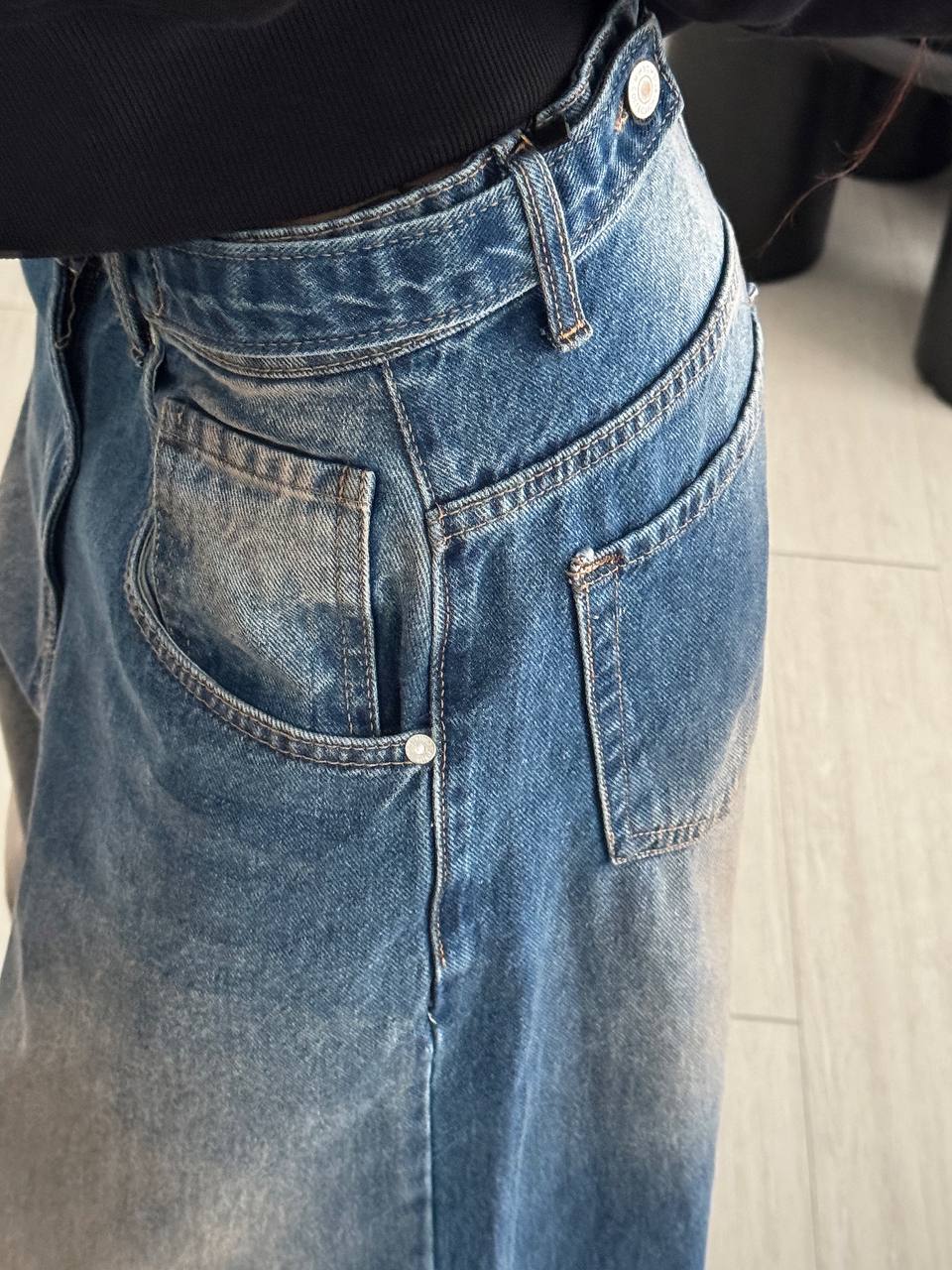 Baggy Blue Denim Jeans