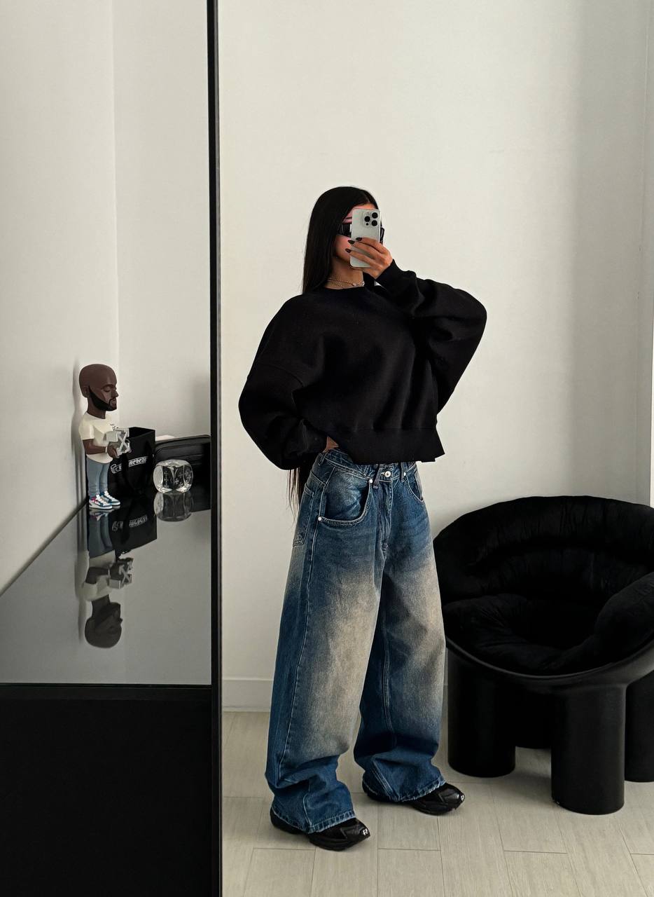 Baggy Blue Denim Jeans