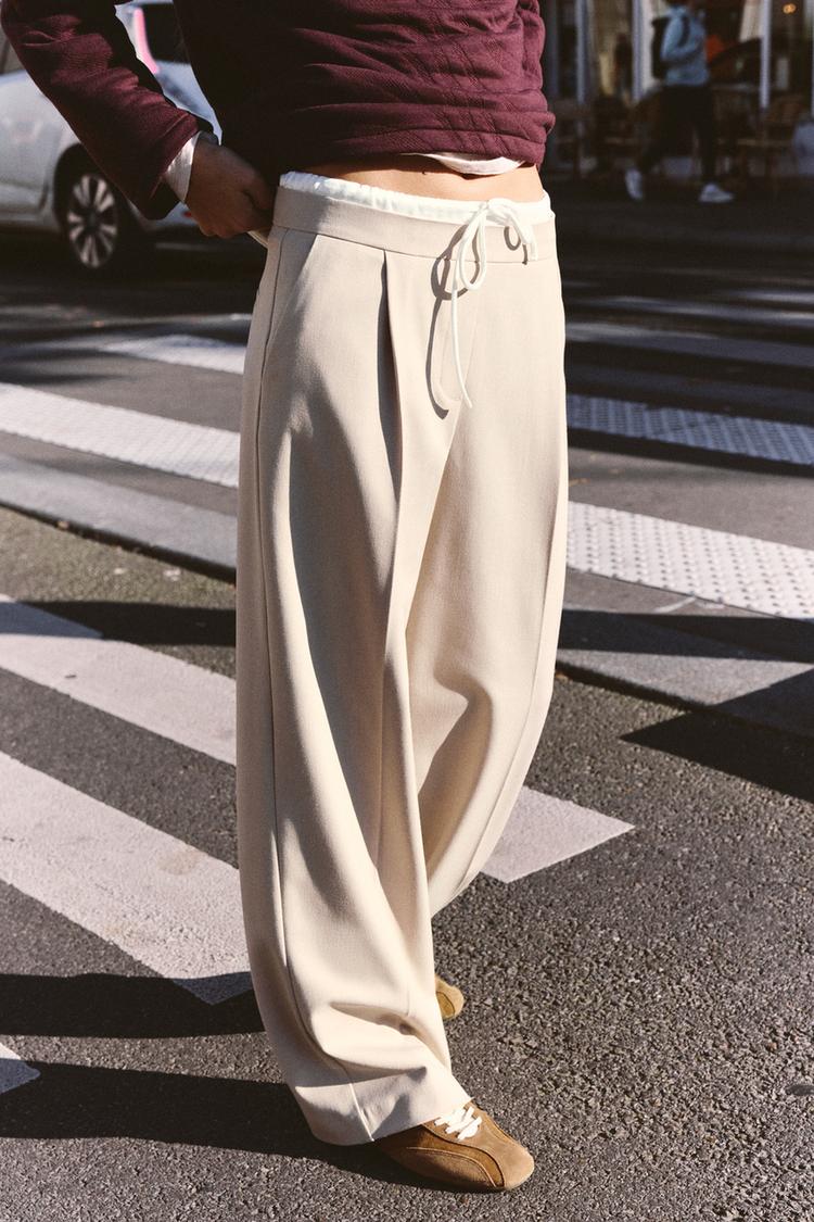 Classic Double-Waist Pants