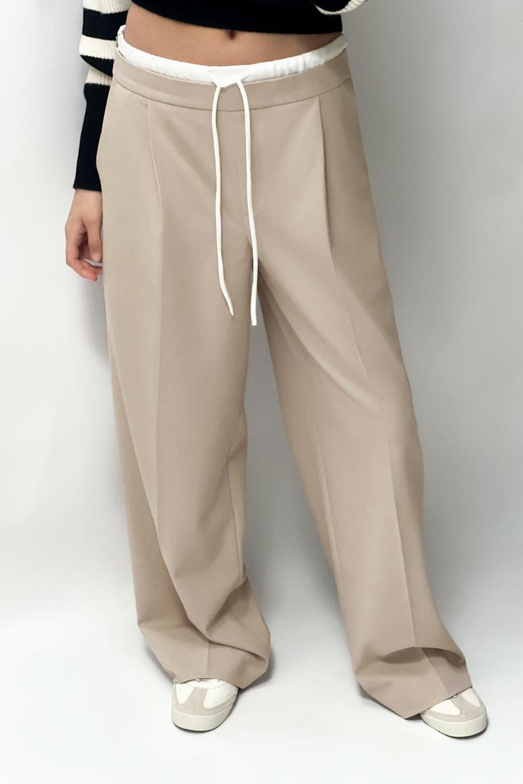 Classic Double-Waist Pants