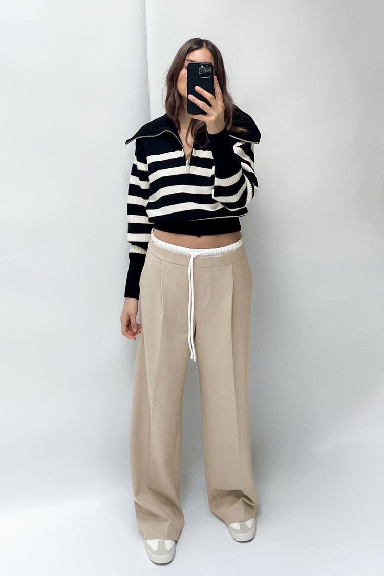 Classic Double-Waist Pants