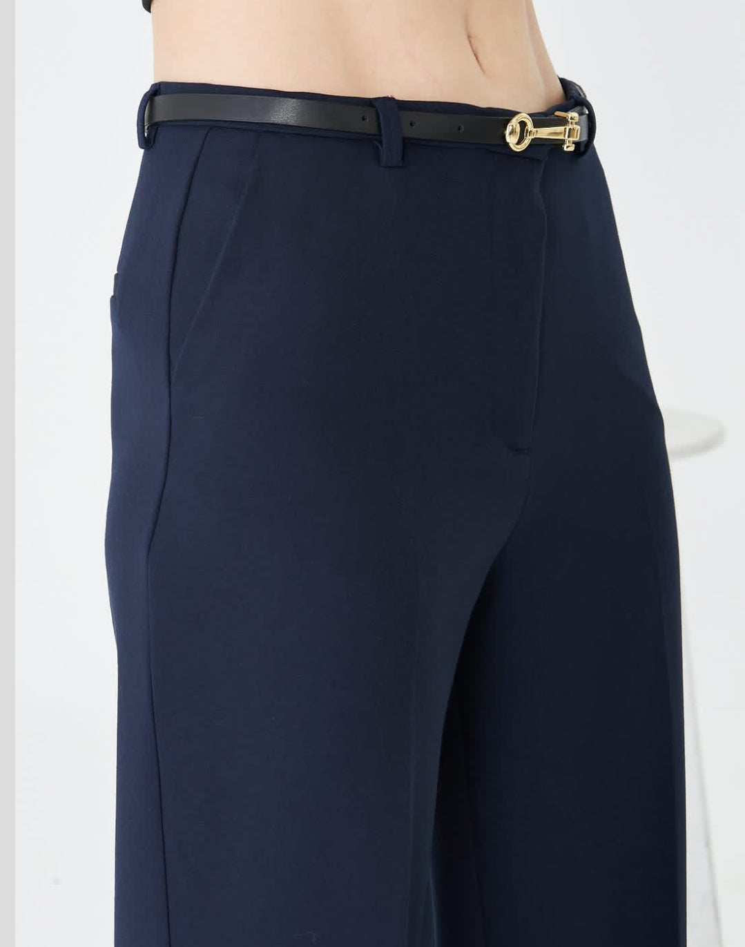 Classic Pant - Flared - Navy Blue