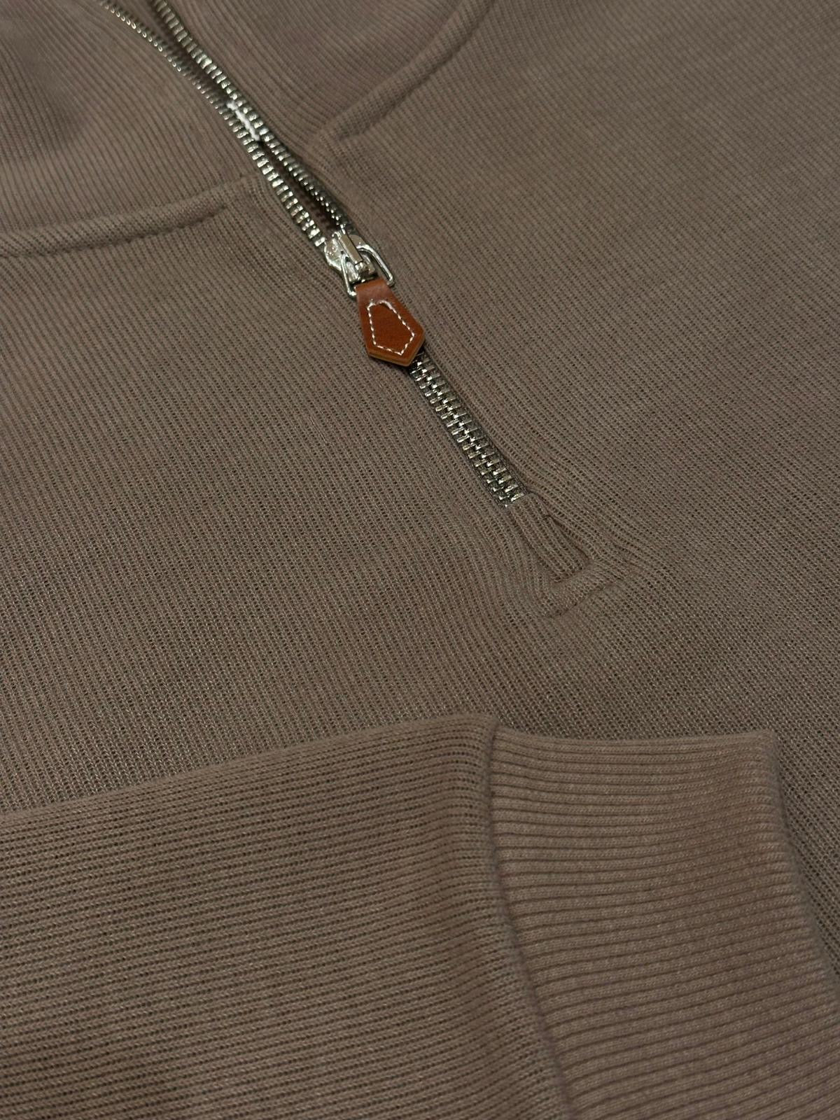 Sweatsuit Brown Color - Elastic Waist