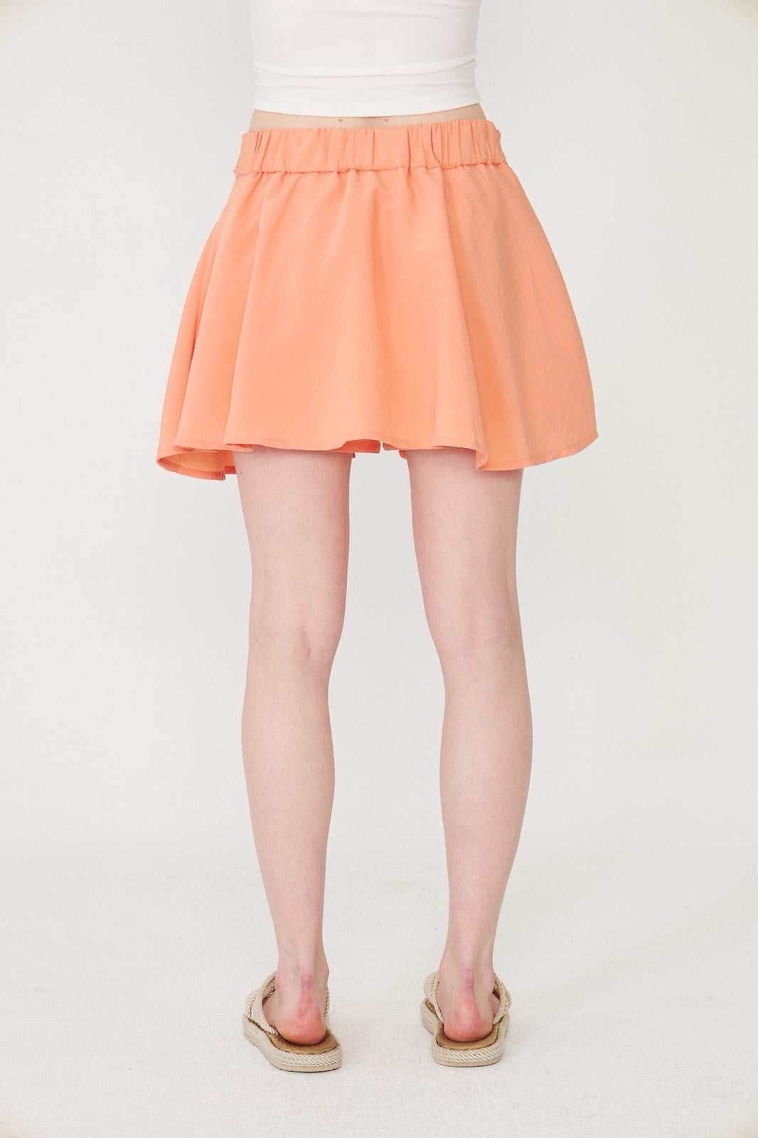 The Studded Ribbed Glam Skort