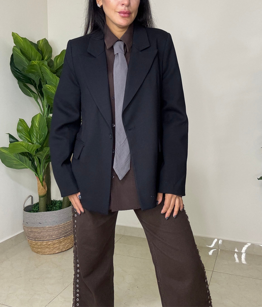 Boyfriend Blazer cut - Oversized - Black color