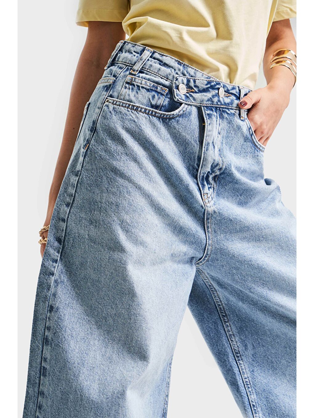Fake waist Denim jeans - Baggy Style