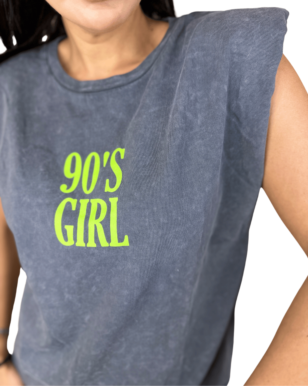 90’s Girl Shoulder Pad Tshirt
