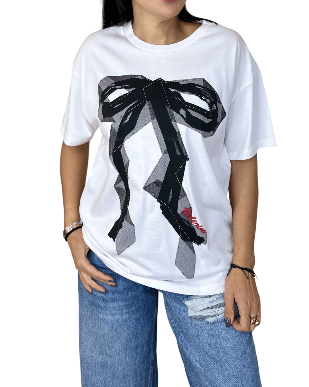 Bow Graphic T-Shirt