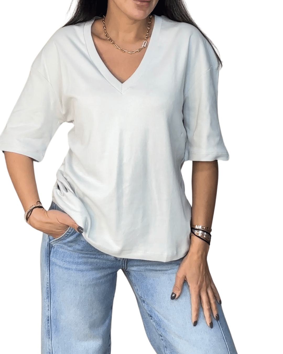 V-Neck Relaxed Tee