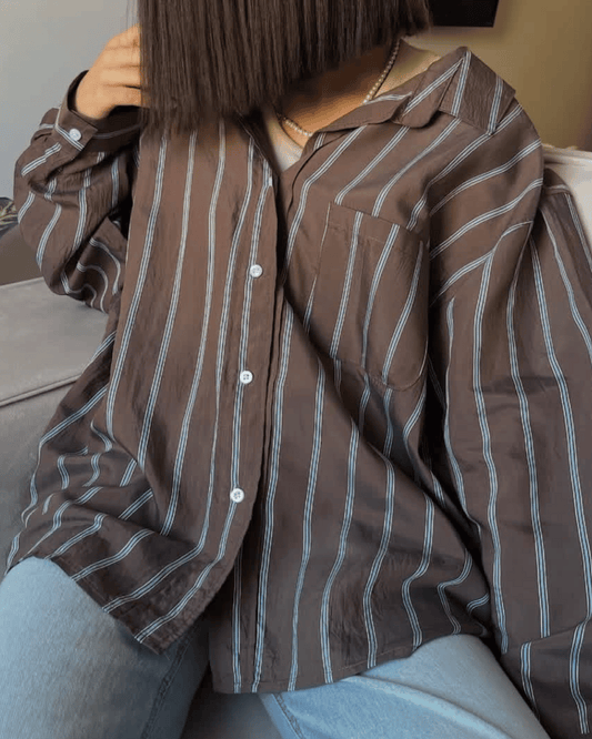 Oversized Striped Shirt