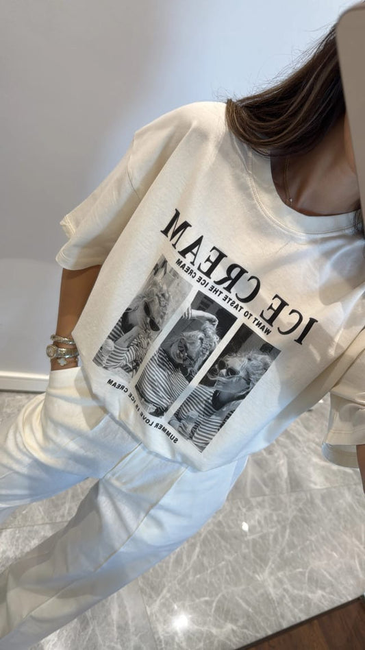 Oversized T-Shirt- One size- Fit S to XL