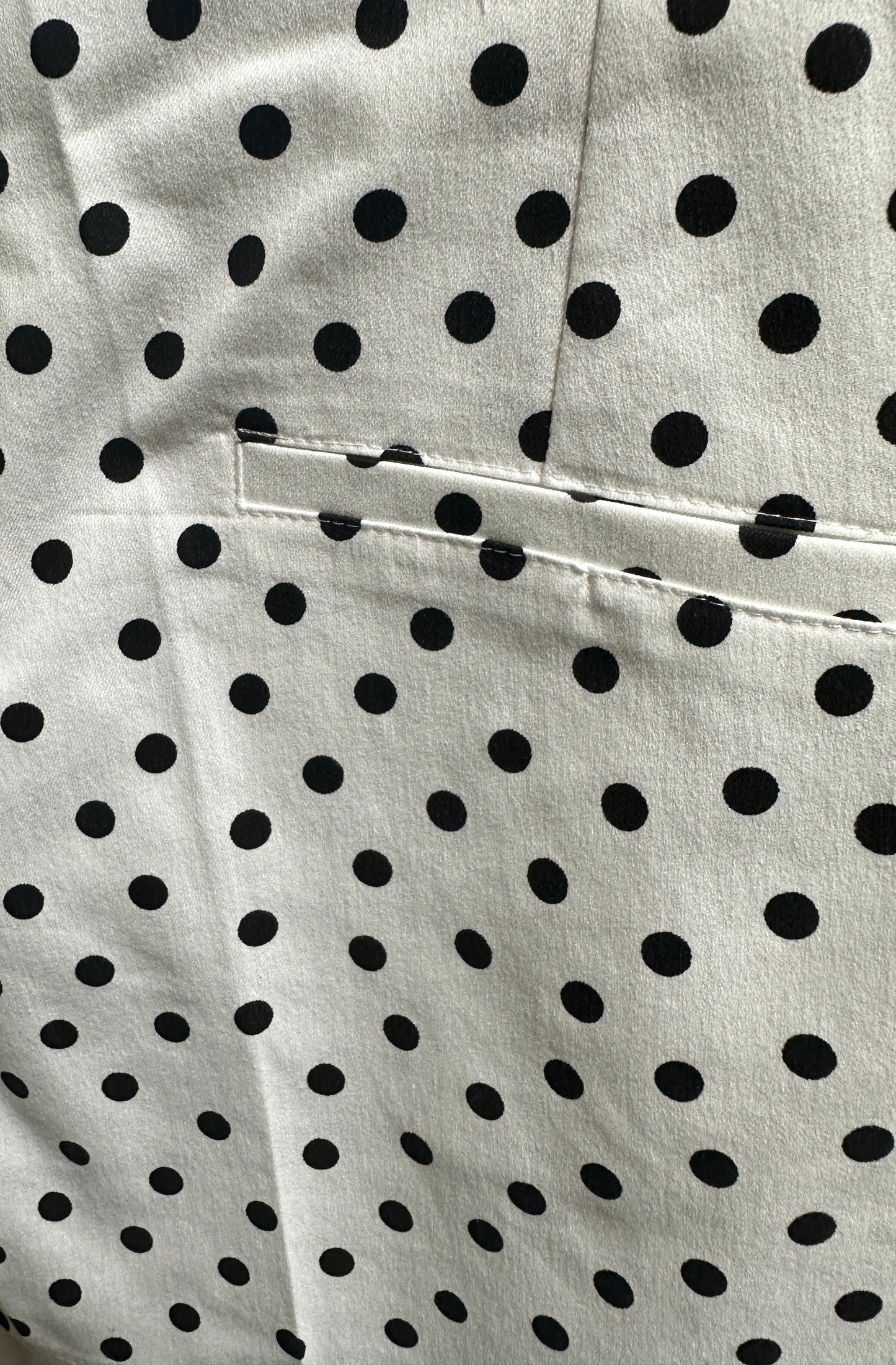 High-Waist Polka Dot Pleated Shorts