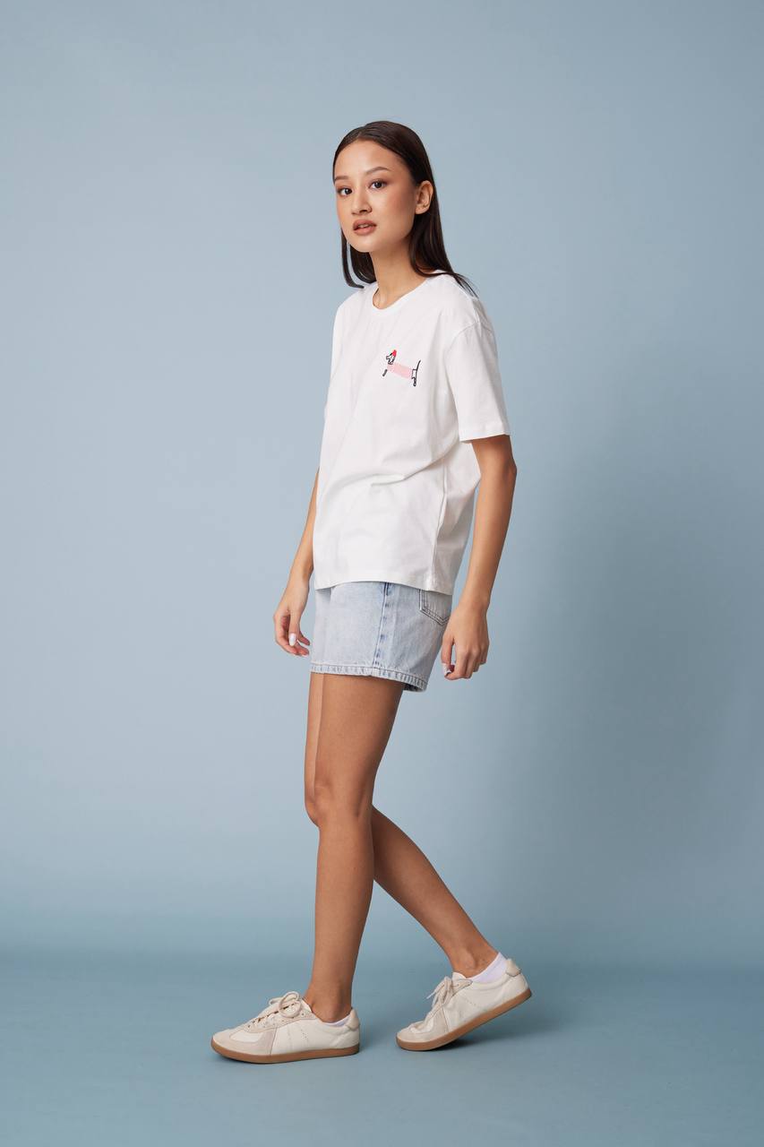 Dog Sketch Tee – Relaxed Fit