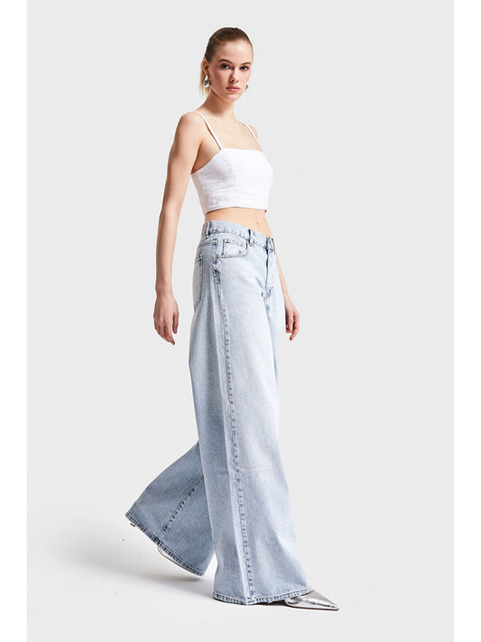 Denim Jeans - Big Size - Palazzo
