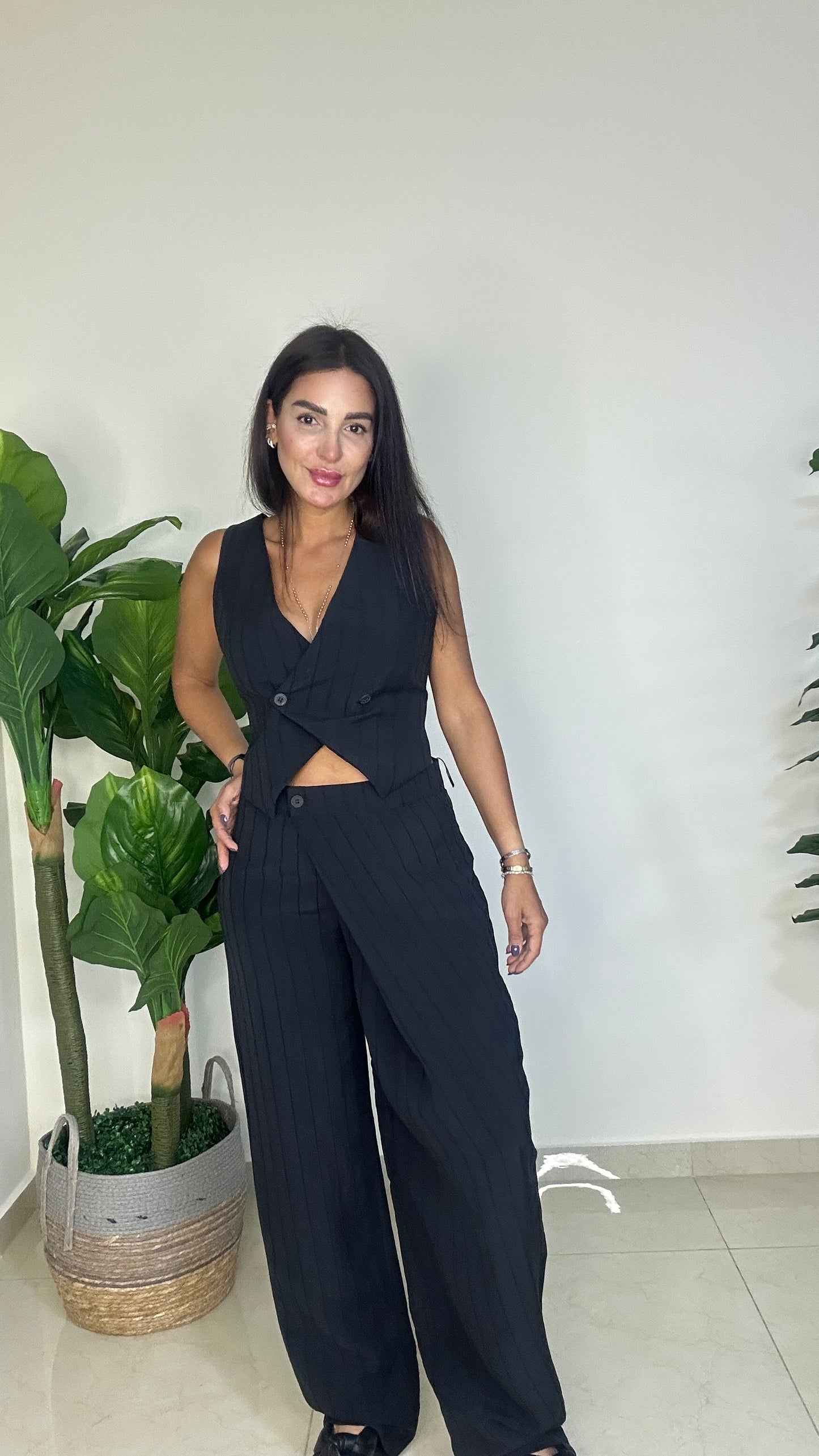 Black Set - Vest and Pant