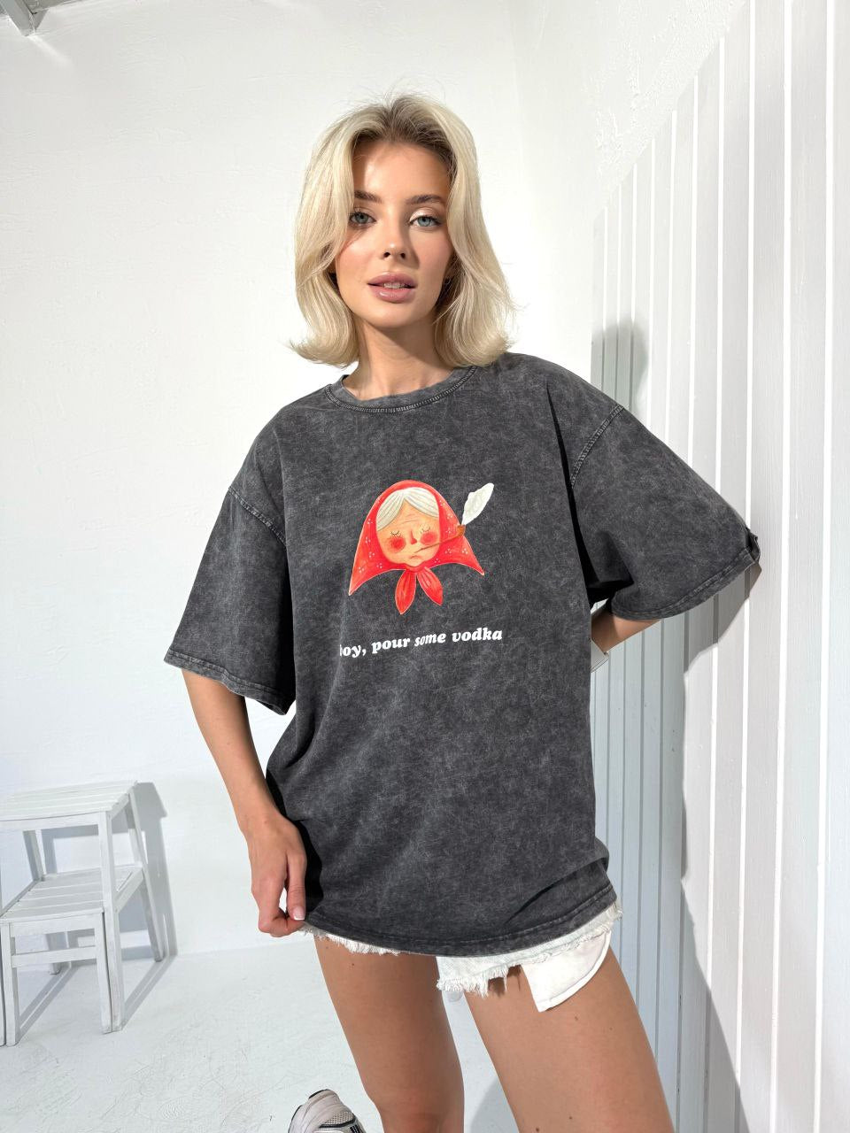 Oversized T-Shirt - one size Fit S to XXL