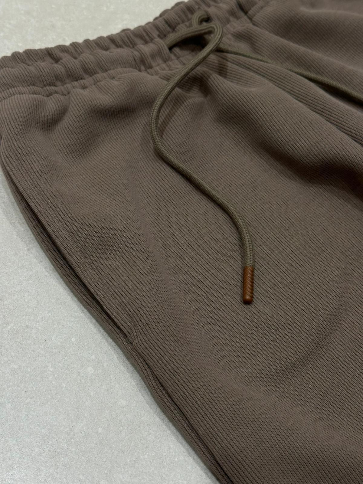 Sweatsuit Mocha Color - Elastic Waist