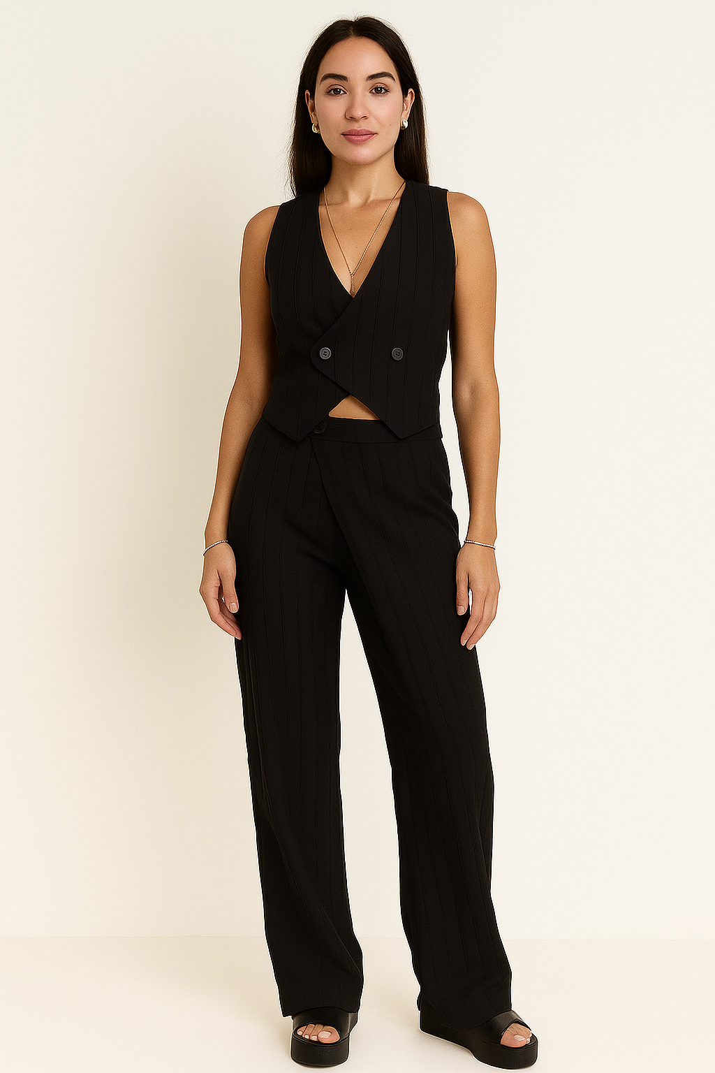 Black Set - Vest and Pant