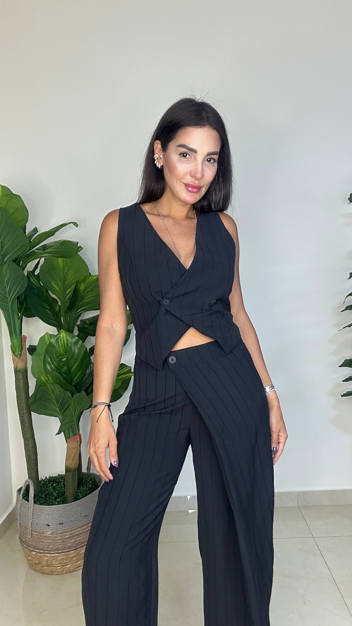 Black Set - Vest and Pant