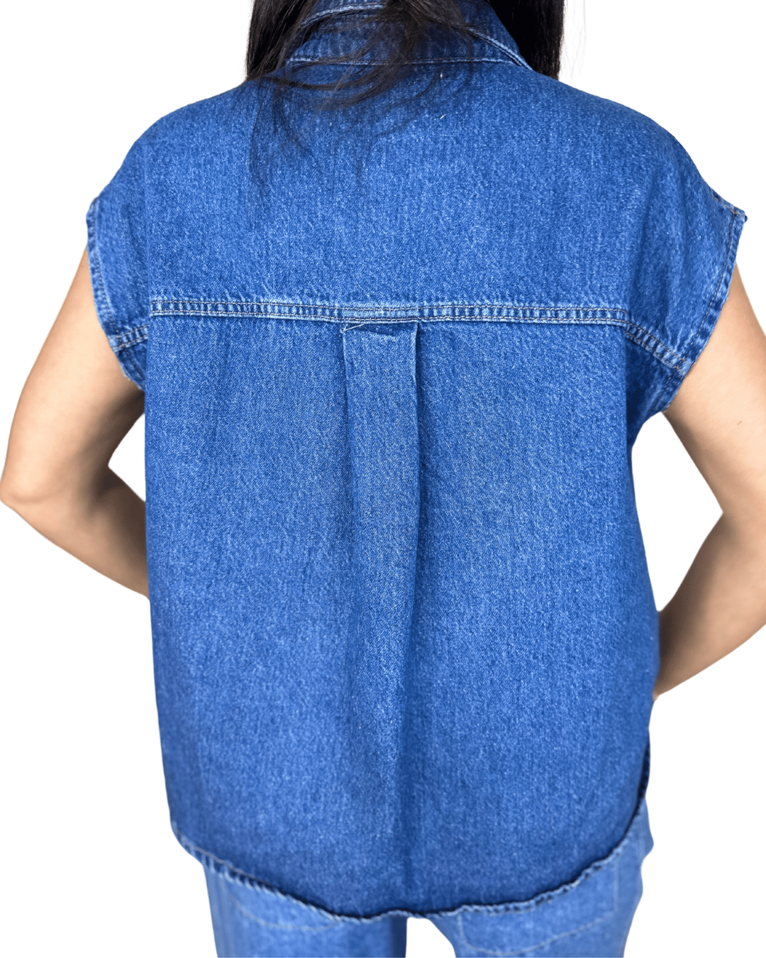 Sleeveless Denim Shirt – STAFF Edition