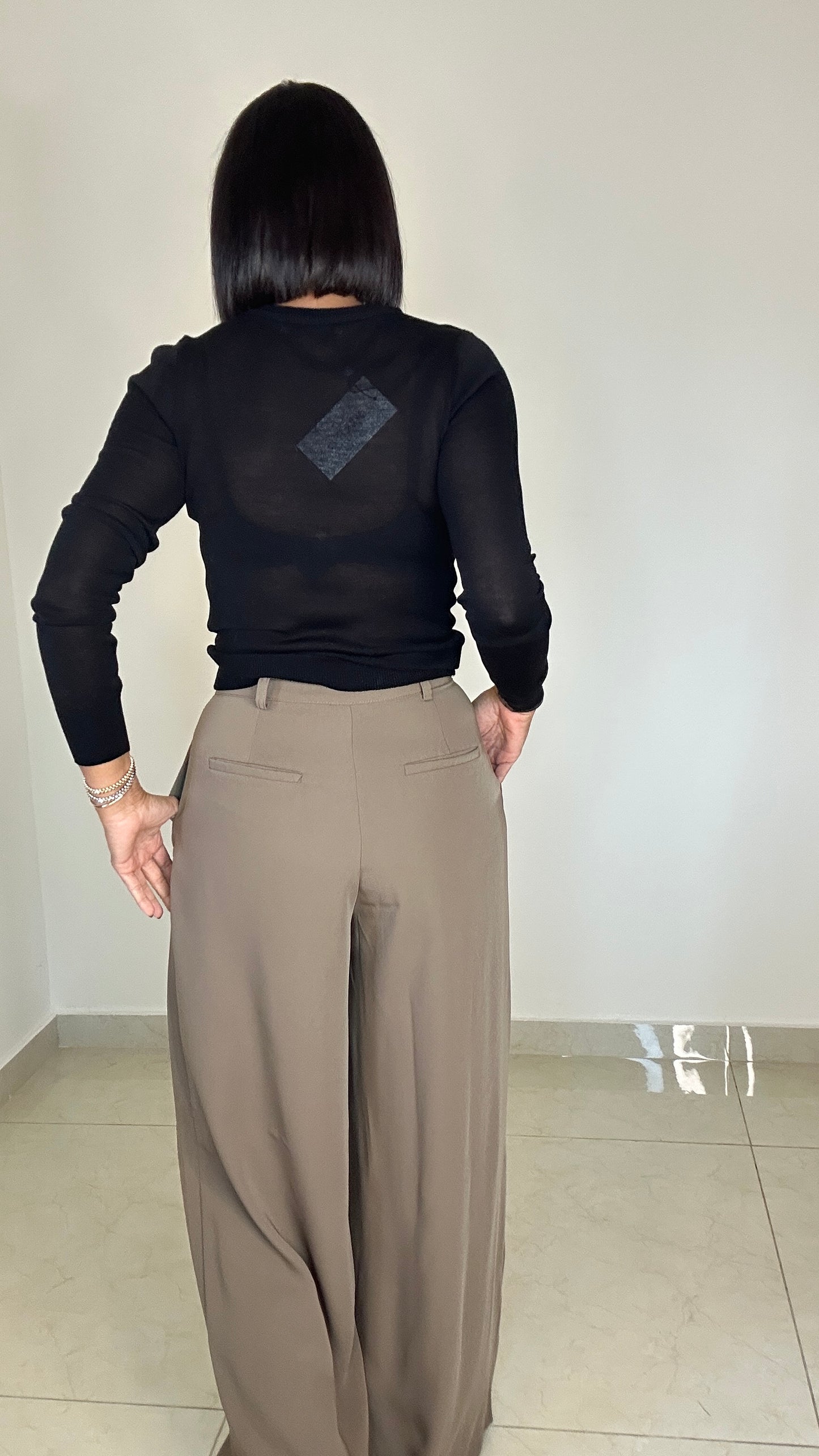 Palazzo Pant - Mocha Color - Classic