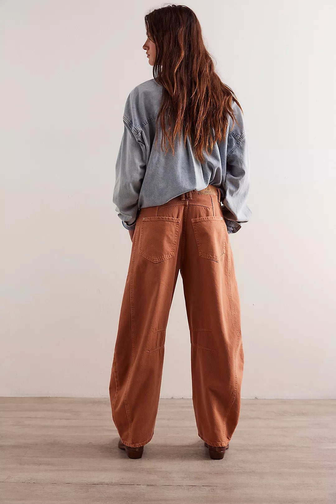 Barrel Denim - Jeans Brick Color