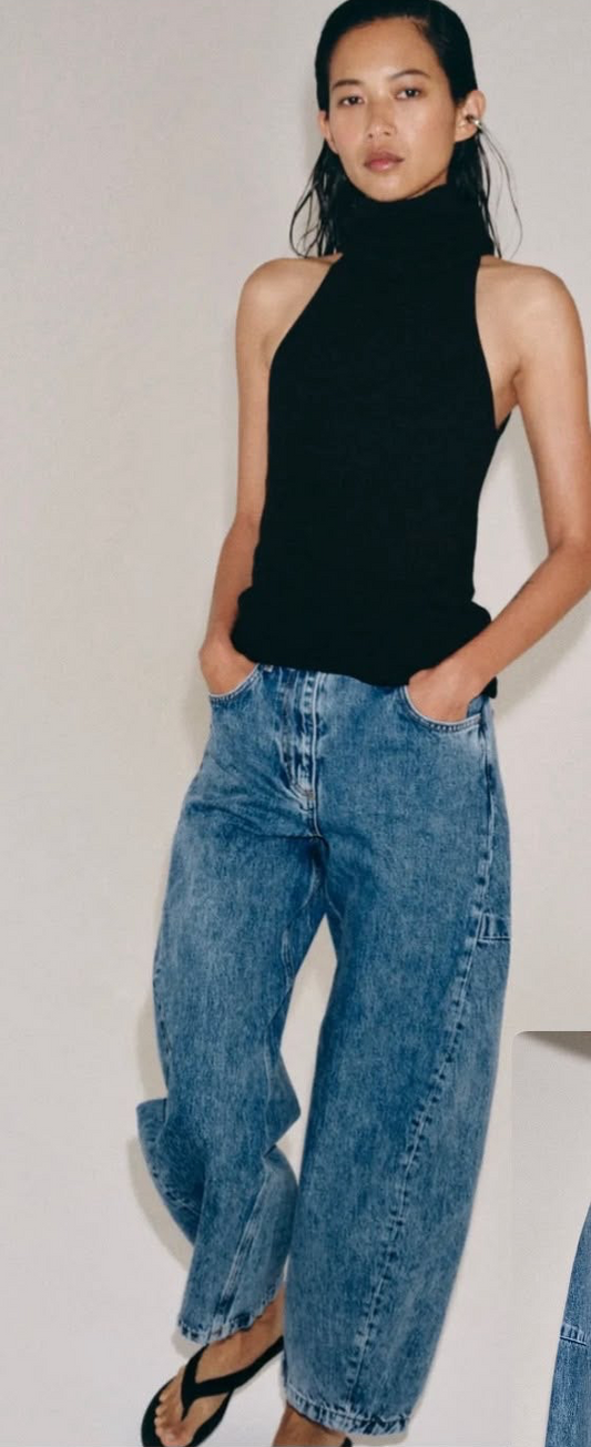 The Retro Acid Barrel Jeans